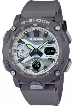 Японские наручные мужские часы Casio GA-2000HD-8A. Коллекция G-Shock