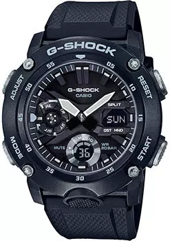 Японские наручные мужские часы Casio GA-2000S-1ADR. Коллекция G-Shock
