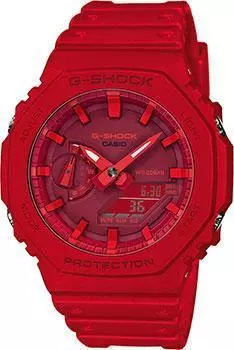 Японские наручные мужские часы Casio GA-2100-4AER. Коллекция G-Shock