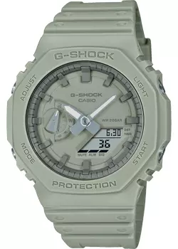 Японские наручные мужские часы Casio GA-2100NC-3A. Коллекция G-Shock
