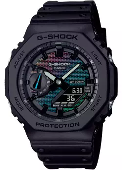 Японские наручные мужские часы Casio GA-2100RW-1A. Коллекция G-Shock