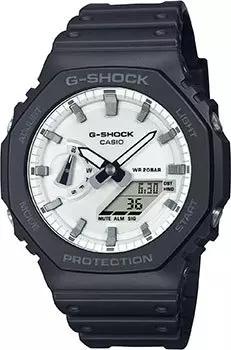 Японские наручные мужские часы Casio GA-2100WD-1A. Коллекция G-Shock