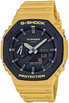 Японские наручные мужские часы Casio GA-2110SU-9AER. Коллекция G-Shock
