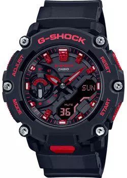 Японские наручные мужские часы Casio GA-2200BNR-1A. Коллекция G-Shock