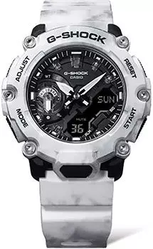 Японские наручные мужские часы Casio GA-2200GC-7AER. Коллекция G-Shock