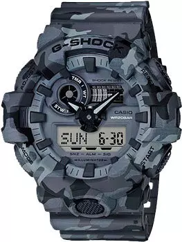 Японские наручные мужские часы Casio GA-700CM-8A. Коллекция G-Shock