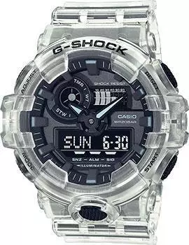 Японские наручные мужские часы Casio GA-700SKE-7AER. Коллекция G-Shock