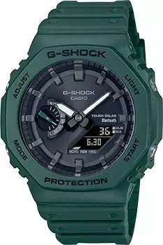 Японские наручные мужские часы Casio GA-B2100-3A. Коллекция G-Shock