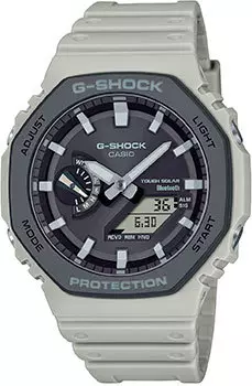 Японские наручные мужские часы Casio GA-B2100LUU-5A. Коллекция G-Shock