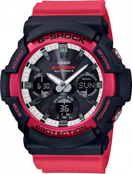 Японские наручные мужские часы Casio GAW-100RB-1AER. Коллекция G-Shock