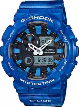 Японские наручные мужские часы Casio GAX-100MA-2A. Коллекция G-Shock