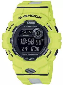 Японские наручные мужские часы Casio GBD-800LU-9ER. Коллекция G-Shock