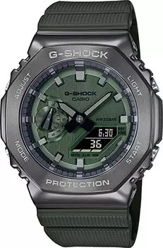 Японские наручные мужские часы Casio GM-2100B-3AER. Коллекция G-Shock