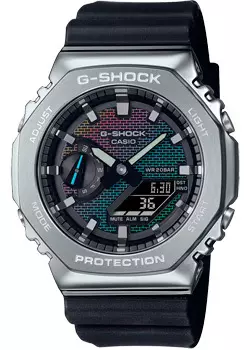 Японские наручные мужские часы Casio GM-2100RW-1A. Коллекция G-Shock