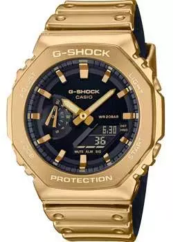 Японские наручные мужские часы Casio GM-2100YMG-9A. Коллекция G-Shock