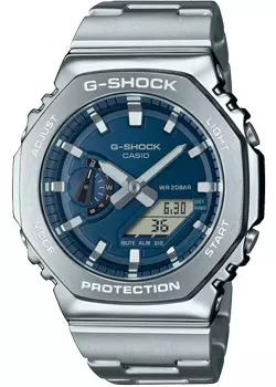 Японские наручные мужские часы Casio GM-2110D-2B. Коллекция G-Shock