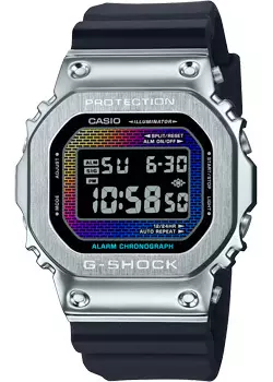 Японские наручные мужские часы Casio GM-5600RW-1. Коллекция G-Shock