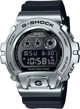 Японские наручные мужские часы Casio GM-6900U-1. Коллекция G-Shock