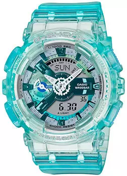 Японские наручные мужские часы Casio GMA-S110VW-2A. Коллекция G-Shock