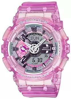 Японские наручные мужские часы Casio GMA-S110VW-4A. Коллекция G-Shock