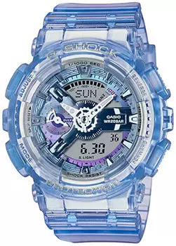 Японские наручные мужские часы Casio GMA-S110VW-6A. Коллекция G-Shock