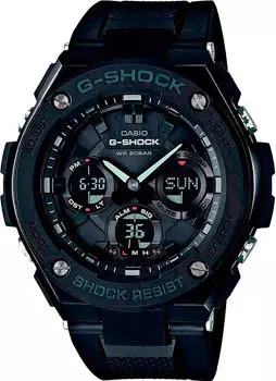 Японские наручные мужские часы Casio GST-S100G-1B. Коллекция G-Shock