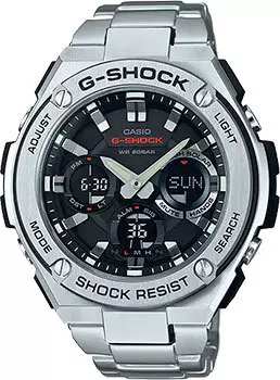 Японские наручные мужские часы Casio GST-S110D-1A. Коллекция G-Shock