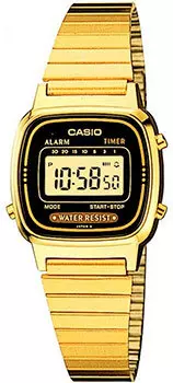 Японские наручные мужские часы Casio LA670WGA-1. Коллекция Vintage