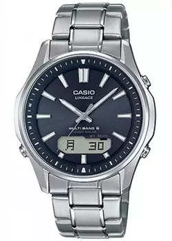 Японские наручные мужские часы Casio LCW-M100TSE-1AER. Коллекция Wave Ceptor