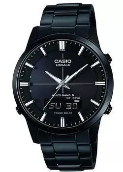 Японские наручные мужские часы Casio LCW-M170DB-1A. Коллекция Wave Ceptor