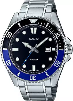Японские наручные мужские часы Casio MDV-107D-1A2. Коллекция Analog