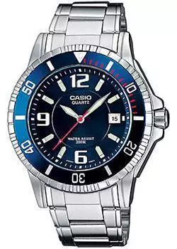 Японские наручные мужские часы Casio MTD-1053D-2A. Коллекция Analog
