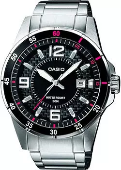 Японские наручные мужские часы Casio MTP-1291D-1A1. Коллекция Analog