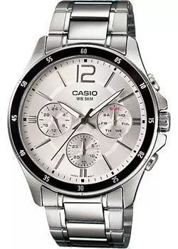 Японские наручные мужские часы Casio MTP-1374D-7A. Коллекция Analog