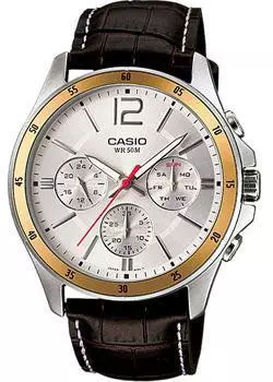 Японские наручные мужские часы Casio MTP-1374L-7A. Коллекция Analog