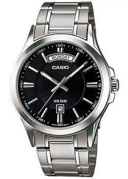 Японские наручные мужские часы Casio MTP-1381D-1A. Коллекция Analog