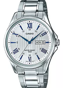 Японские наручные мужские часы Casio MTP-1384D-7A2. Коллекция Analog