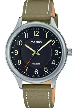 Японские наручные мужские часы Casio MTP-B160L-1B2. Коллекция Analog