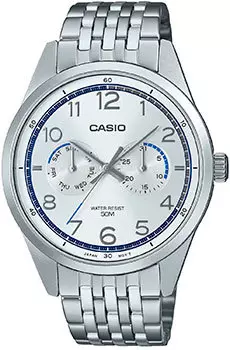 Японские наручные мужские часы Casio MTP-E340D-7A. Коллекция Analog