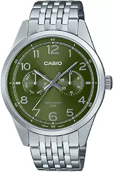 Японские наручные мужские часы Casio MTP-E340D-3A. Коллекция Analog