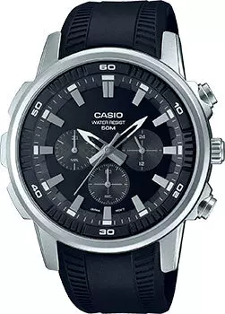 Японские наручные мужские часы Casio MTP-E505-1A. Коллекция Analog