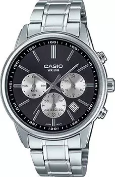 Японские наручные мужские часы Casio MTP-E515D-1A. Коллекция Analog