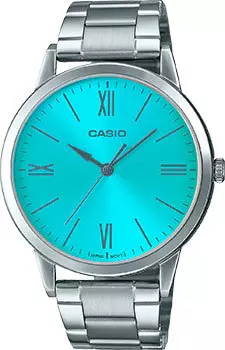 Японские наручные мужские часы Casio MTP-E600D-2B. Коллекция Analog