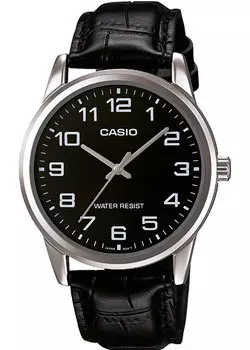 Японские наручные мужские часы Casio MTP-V001L-1B. Коллекция Analog