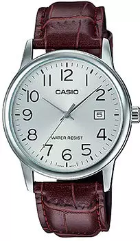 Японские наручные мужские часы Casio MTP-V002L-7B2. Коллекция Analog