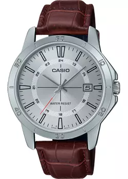 Японские наручные мужские часы Casio MTP-V004L-7C. Коллекция Analog