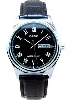 Японские наручные мужские часы Casio MTP-V006L-1B. Коллекция Analog