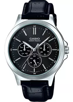 Японские наручные мужские часы Casio MTP-V300L-1A. Коллекция Analog