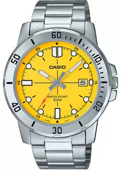 Японские наручные мужские часы Casio MTP-VD01D-9E. Коллекция Analog