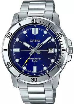 Японские наручные мужские часы Casio MTP-VD01D-2E. Коллекция Analog